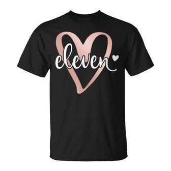 11Th Birthday 11 Years Old Eleven Finally 11 Birthday Girl T-Shirt - Seseable