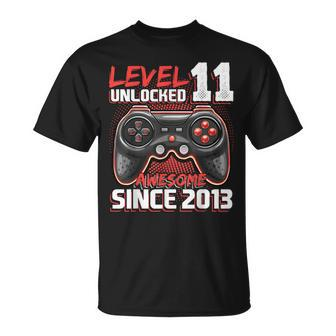 11Th Birthday Gamer 11 Year Old Bday Boy Eleven Son T-Shirt - Seseable