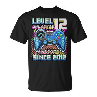 12Th Birthday Gamer 12 Year Old Bday Boy Twelve Son T-Shirt - Seseable