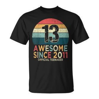 13Th Birthday Vintage Retro 13 Years Old Official Nager T-Shirt - Monsterry DE