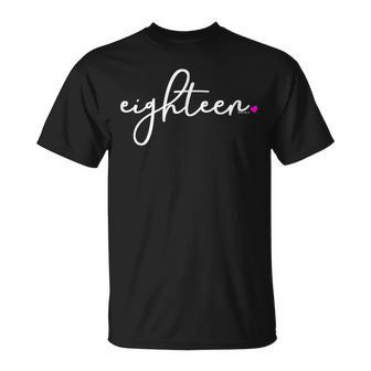18Th Birthday For Nage Girls Her Eighn T T-Shirt - Thegiftio UK