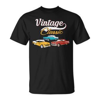 1955 1957 57 55 Chevys Bel Air Classic Vintage Muscle Car T-Shirt - Monsterry CA