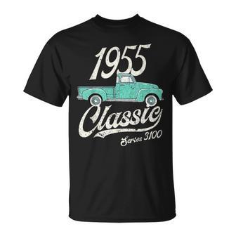 1955 55 Chevys Truck Series 3100 T-Shirt - Monsterry