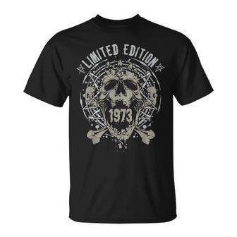 1973 Limited Edition Retro Vintage Skull Milestone Birthday T-Shirt - Monsterry CA
