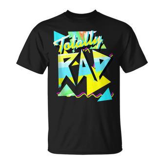 1980'S Totally Rad 80S Casual Hipster V1012 Aqua-Lemon-Ice T-Shirt - Monsterry DE