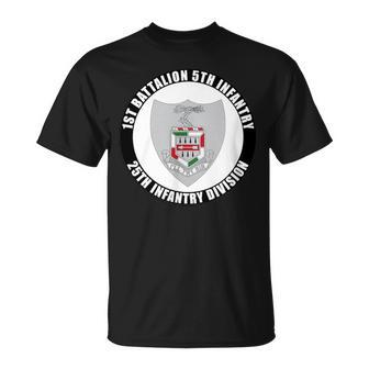 1St Battalion 5Th Infantry 25Th Infantry Division Veteran T-Shirt - Monsterry