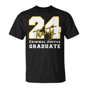 2024 Criminal Justice Graduate Back To School Graduation T-Shirt - Monsterry