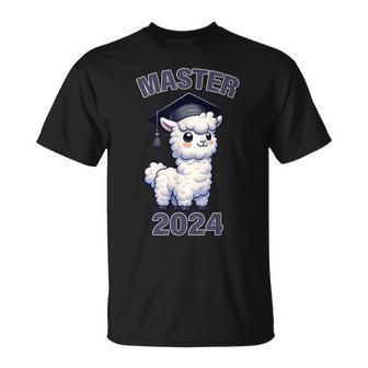 2024 Master Abschluss Studium Für Absolvent Masterabschluss T-Shirt - Geschenkecke