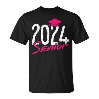 2024 Senior Graduation High School College Graduate Grad T-Shirt - Monsterry AU