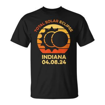 2024 Solar Eclipse Indiana Trip In Path Of Totality April 8 T-Shirt - Monsterry