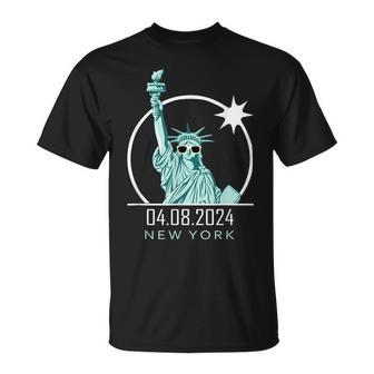 2024 Solar Eclipse New York Totality 04 08 24 Total T-Shirt - Monsterry CA