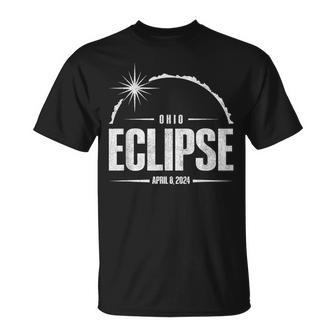 2024 Total Eclipse Path Of Totality Ohio 2024 T-Shirt | Mazezy CA