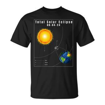 2024 Total Solar Eclipse April 8 Astronomy Lover T-Shirt - Seseable