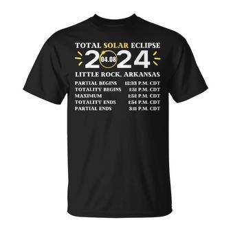 2024 Total Solar Eclipse April 8 Path Of Eclipse Arkansas T-Shirt - Monsterry