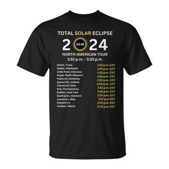 2024 Total Solar Eclipse April 8 Path Of The Eclipse Group T-Shirt - Monsterry