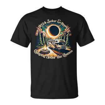 2024 Total Solar Eclipse Rv Camping Motorhome Travel April 8 T-Shirt | Mazezy AU