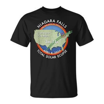 2024 Total Solar Eclipse Totality In Niagara Falls On 27 T-Shirt | Mazezy