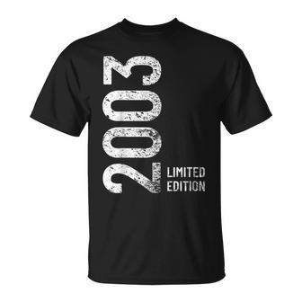 20Th Birthday 20 Year Old Male Female Vintage 2003 T-Shirt - Monsterry UK