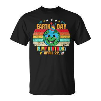 22 April Happy Earth Day It's My Birthday Earth Day T-Shirt - Monsterry
