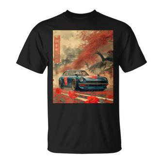 240Z Old School Japanese Classic Car S30 T-Shirt - Monsterry