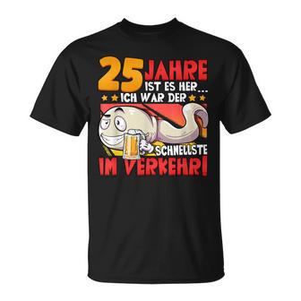 25 Jahre Ist Es Her 25 Birthday S T-Shirt - Seseable