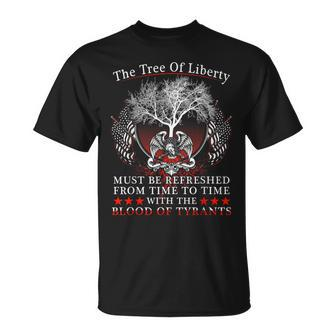 2Nd Amendment Gun Rights Tree Of Liberty Blood Of Tyrants T-Shirt - Monsterry DE