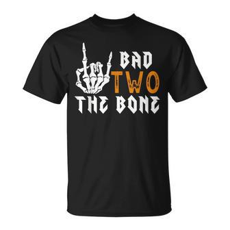 2Nd Bad Two The Bone- Bad Two The Bone Birthday 2 Years Old T-Shirt | Mazezy