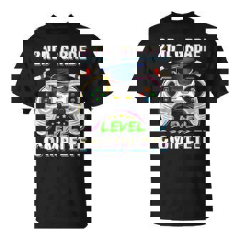 2Nd Grade Level Complete Graduation Gaming Class 2024 Gamer T-Shirt - Thegiftio