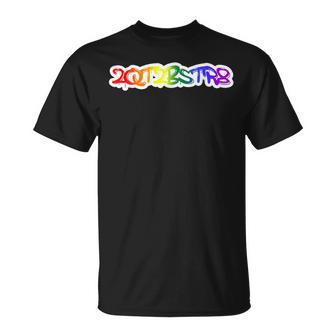 2Qt2bstr8 Lgbtq Rainbow Pride Graffiti T-Shirt - Monsterry AU