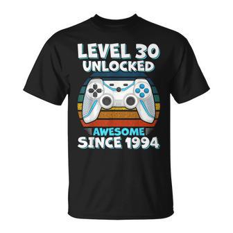30 Cumpleaños Hombre Mujer 30 Años 1994 Decoración Divertido Regalo Camiseta unisex - Regaloses