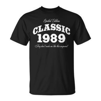 34 Year Old Vintage Classic Car 1989 34Th Birthday T-Shirt - Monsterry AU