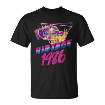 37Th Birthday Vintage 1986 T-Shirt - Monsterry