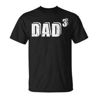 3ªez Papá Padre De 3 Hijos Anuncio De Bebé Camiseta unisex - Regaloses