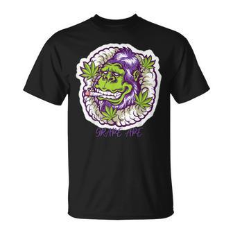 420 Cannabis Culture Grape Ape Weed Strain T-Shirt - Monsterry UK