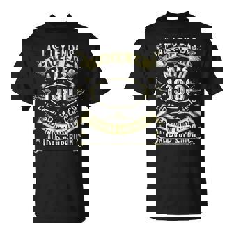 44 Años Cumpleaños Las Leyendas Nacen En Marzo De 1980 Camiseta unisex - Regaloses