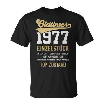 46 Jahre Oldtimer 1977Intage 46Th Birthday T-Shirt - Geschenkecke