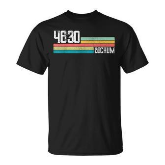 4630 Bochum Retro Old Postcode Vintage Sign T-Shirt - Seseable