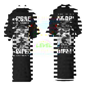 4Th Grade Level Complete Graduation Gaming Class 2024 Gamer T-Shirt - Thegiftio