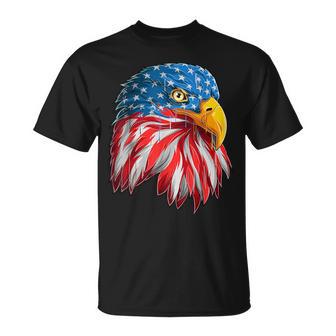 4Th July American Eagle Flag Independence Day T T-Shirt - Monsterry CA