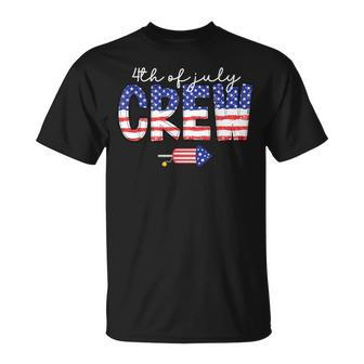 4Th Of July Crew Matching Family Fourth Of July Group T-Shirt - Monsterry