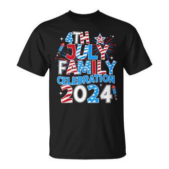 4Th Of July Family Celebration 2024 Family Matching Squad T-Shirt - Monsterry DE