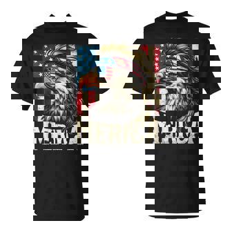 4Th Of July Patriotic Eagle July 4Th Usa Merica T-Shirt | Mazezy