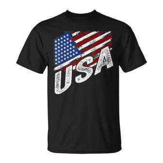 4Th Of July Usa American Flag United States T-Shirt - Monsterry DE