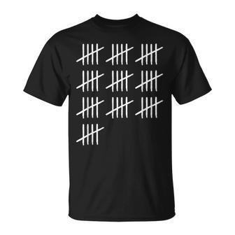 50 Years Old Tally Marks 50Th Birthday T-Shirt - Monsterry CA