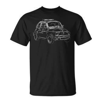 500 Italian Classic Car T-Shirt - Seseable