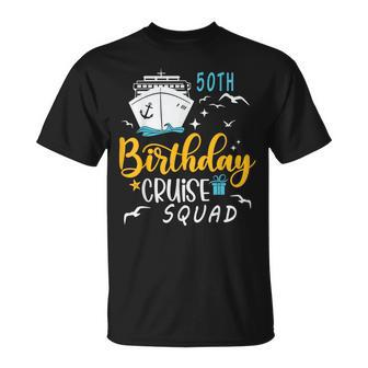50Th Birthday Cruise Squad 2024 Matching Party Family T-Shirt - Seseable