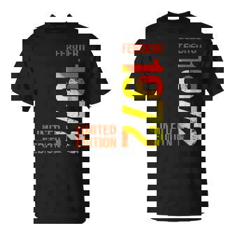 52 Años Cumpleaños Hombre Las Leyendas Nacen En Febrero 1972 Camiseta unisex - Regaloses