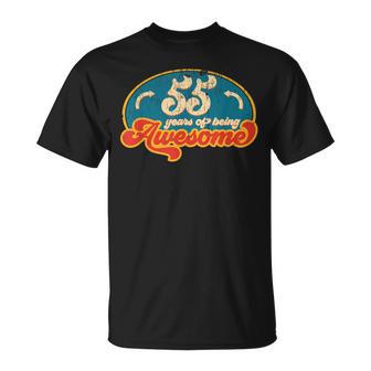 55 Year Old Retro Vintage 55Th Birthday T-Shirt - Monsterry