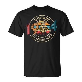 55Th Birthday Vintage 1964 55 Years Old T-Shirt - Monsterry UK