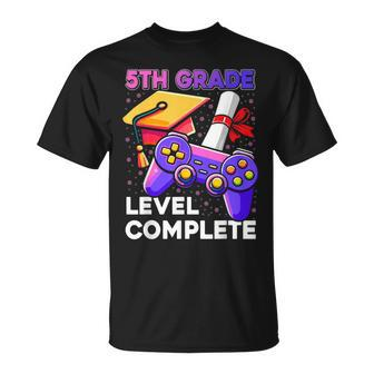 5Th Grade Level Complete Graduation 5Th Grade End Of School T-Shirt - Monsterry AU